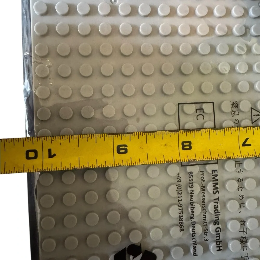 Leke Baby 6 pack Gray Building Block Bases
